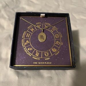NIB Scorpio Zodiac Pendant Necklace